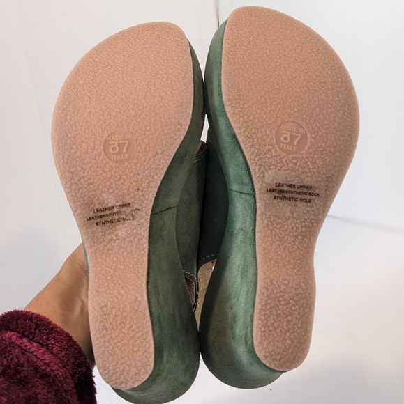 NWOT Sundance suede wedge sandals - Picture 12 of 16